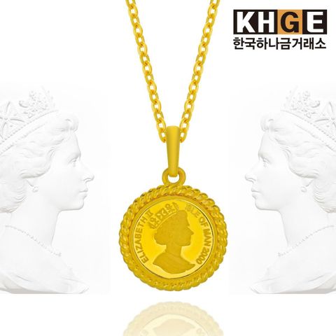 [우리카드5%할인][온라인전용] 한국하나금거래소 24K순금 엘리자베스 목걸이