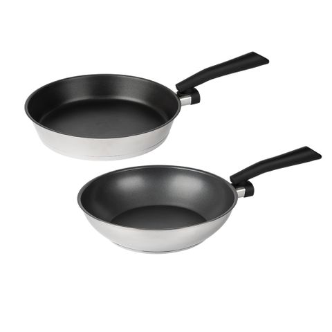 뽀큐트 디펜더스 프라이팬 인덕션 스테인레스 후라이팬 28팬28웍 세트