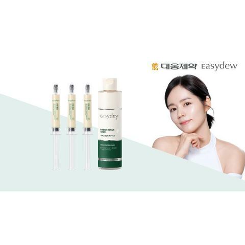 [카드 5%할인][모바일] 이지듀 대웅제약 멜라토닝 원데이 앰플 8ml  3개 + 베리어 리페어 토너 200ml * 1개 