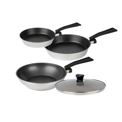 [비밀상품]  디펜더스 프라이팬 인덕션 스테인레스 후라이팬 24팬28팬28웍28커버 세트