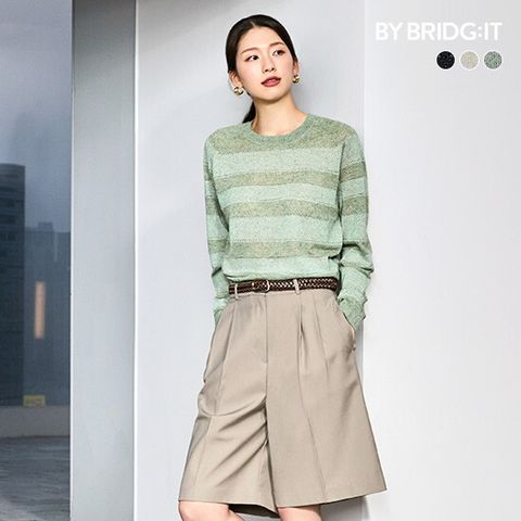 25SS 프렌치린넨 블렌디드 글리터 니트 3종