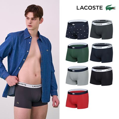 라코스테 LACOSTE 남성 시그니처로고 드로즈 7종