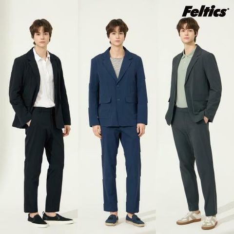[NH카드5%할인](간절기 초특가전!) 펠틱스 올데이 컴포터블 수트 셋업 2종(남성)[F508M]