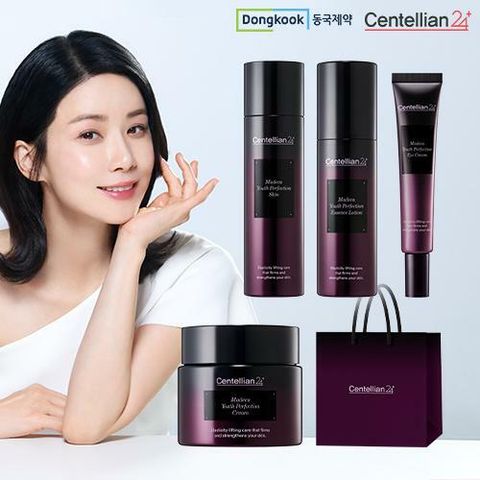 [삼성카드5%할인][기초 4종] 동국제약 유스퍼펙션 기초세트 (스킨+에센스로션+아이크림+크림+쇼핑백)