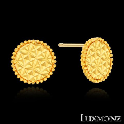 [룩스몬즈]  24K 순금 에끌라 귀걸이 + (사은품) 14K 천연자마노 목걸이 팔찌 세트