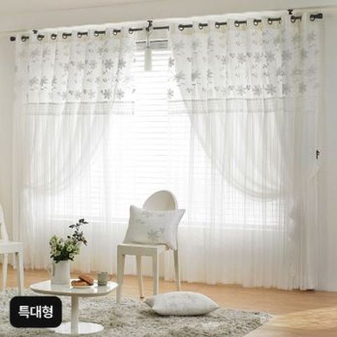 특대형 지나송 웨딩스타일 커튼세트