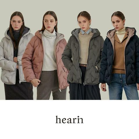 [카드 5%할인]24FW 헤아린 볼륨 자수 다운 1종