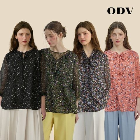 [오디브의 정수] 25SS ODV 쿨샤벳 블라우스 4종 