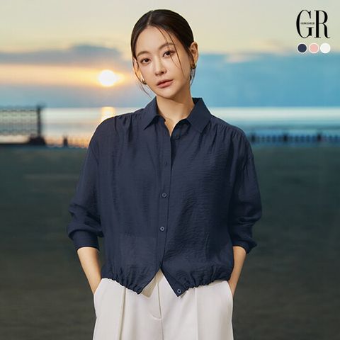 ○25SS 인견 블렌디드 시스루 셔츠자켓 3종+슬리브리스 1종