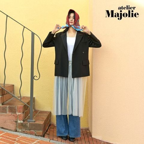 아뜰리에마졸리 25SS 레이어드 시스루 원피스 1종 [런칭 가격 69,900원]