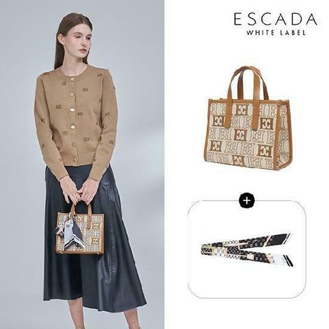 [삼성카드5%할인]에스까다(ESCADA) 에스까다 시그니쳐 토트백+스카프