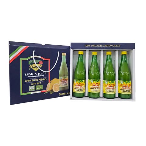 유로푸드 레몬즙 500ml*4병 선물세트