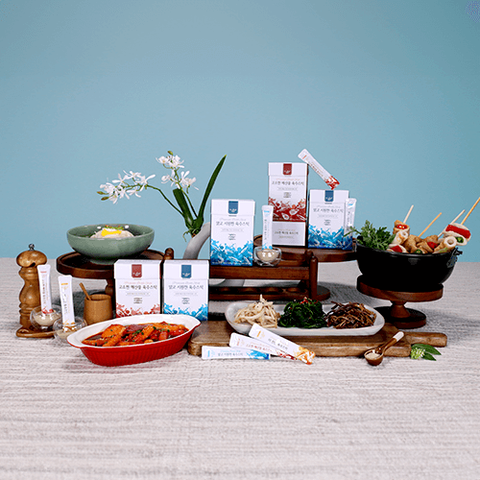 [마산어시장] 건어명가 육수스틱 5.75g X 50포(맑고 시원한 20포 + 고소한 해산물 20포 + 더진한 10포)