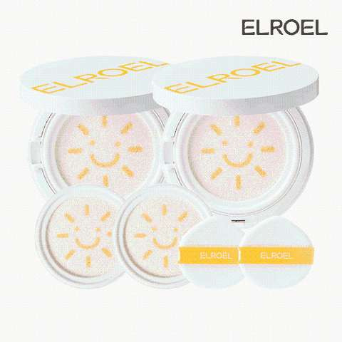 [우리카드5%할인] [모바일] 엘로엘 팡팡 빅 선쿠션S9 본품 25g x 2개 + 리필 25g x 2개
