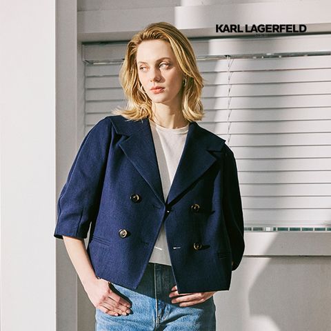 25SS 프렌치린넨 혼방 하프자켓