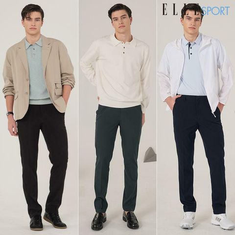 [카드 5%할인]엘르스포츠 남성 컴포트 릴렉스 팬츠 3종