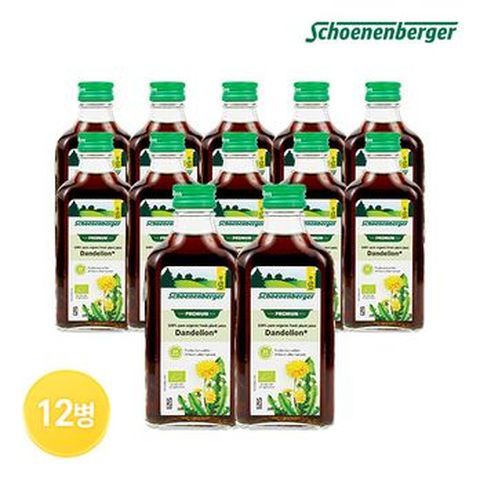 쉐넨베르거 유기농 민들레 착즙주스 12병