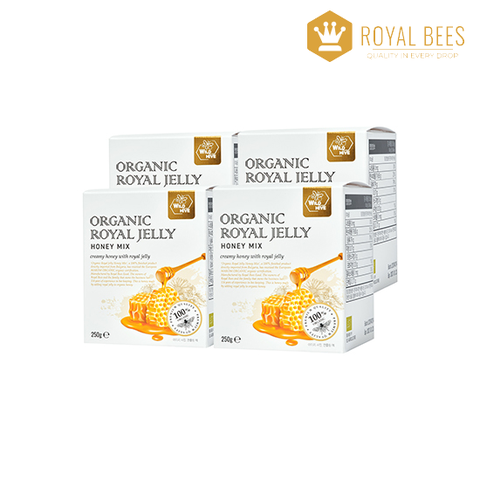 [불가리아100%] 오가닉 로얄젤리 허니믹스  4병