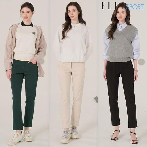 [삼성카드5%할인]엘르스포츠 여성 컴포트 핏 릴렉스 팬츠 3종