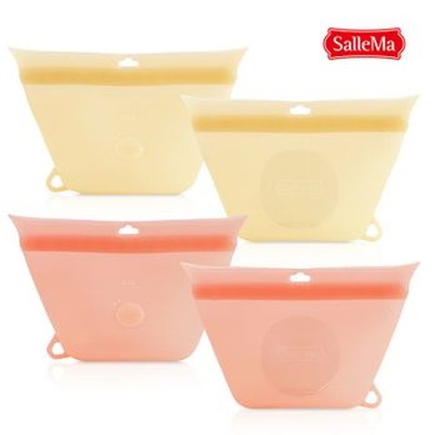샐마 밀폐 똑딱이 실리콘 라이스백 4종