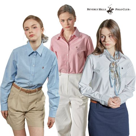 비버리힐즈폴로클럽 여성 옥스포드 셔츠 3종