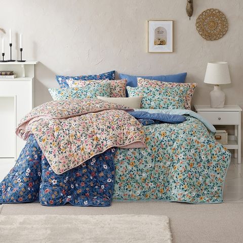 [슈퍼싱글 3장]휴어스 소프트플란넬 워싱 차렵이불 (1+1+1)_시즌2