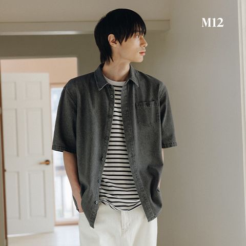 M12 25SS 남성 썸머 데님 셔츠자켓 2종