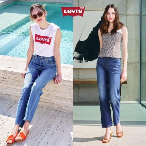 LEVIS 25SS NEW 여성 립케이지 스트레이트 쿨진 2종