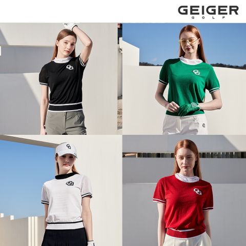 [론칭가 109,000원] 가이거골프 반팔 시그니처 미니후드 1종