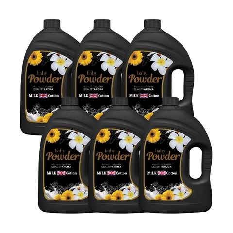 아토세이프 밀크코튼 섬유유연제 파우더향 3.06L (총 6통)