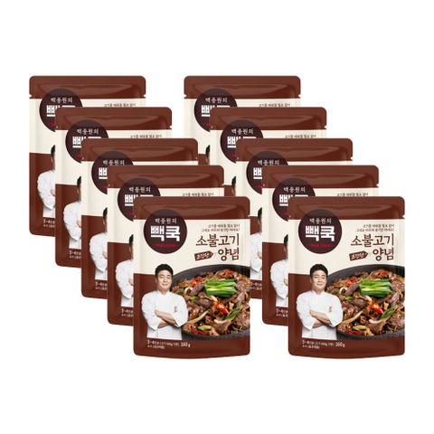[빽쿡]의 소불고기양념 160g x 10팩