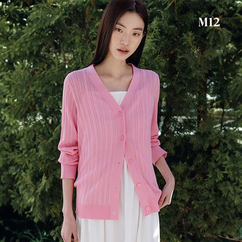 [온플] M12 25SS 썸머 골지 니트 가디건 3종