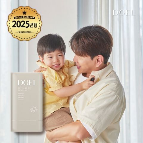 도엘 DOEL 100% 무기자차 온가족 선스틱 국내최대용량 25g (본품 1개)
