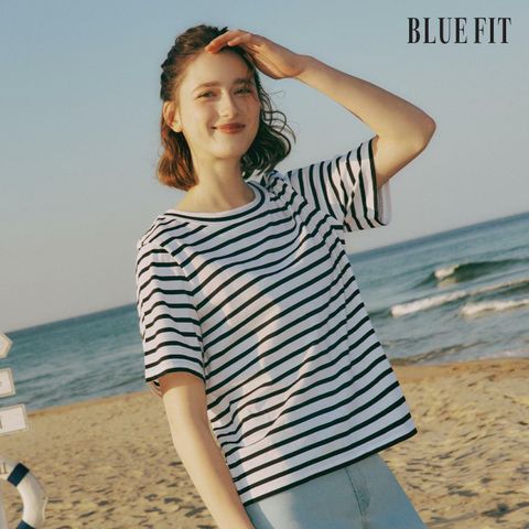 [카드 5%할인][25SS 최신상] 블루핏 스트라이프 티셔츠 4종