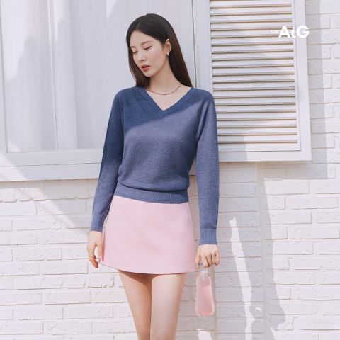 [론칭가89,900원]더엣지 25SS 프렌치린넨 100 브이넥 니트 3종