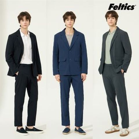 펠틱스 남성 컴포터블 캐주얼 수트 셋업