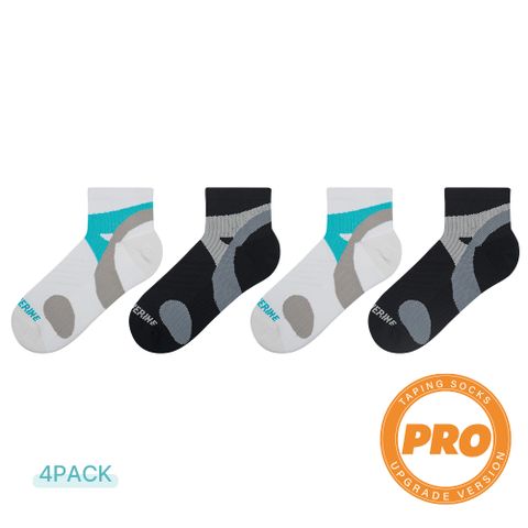 [셀버린 프로 레벨 양말 남자 단목 4팩] 스포츠 헬스 러닝 등산 골프 양말
