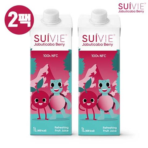 스위스 직수입 수이비 자보티카바 주스 NFC 100% 2팩