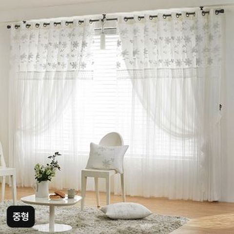 중형 지나송 웨딩스타일 커튼세트