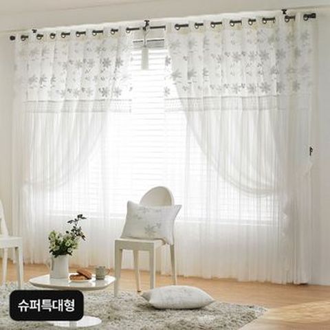 슈퍼특대형 지나송 웨딩스타일 커튼세트