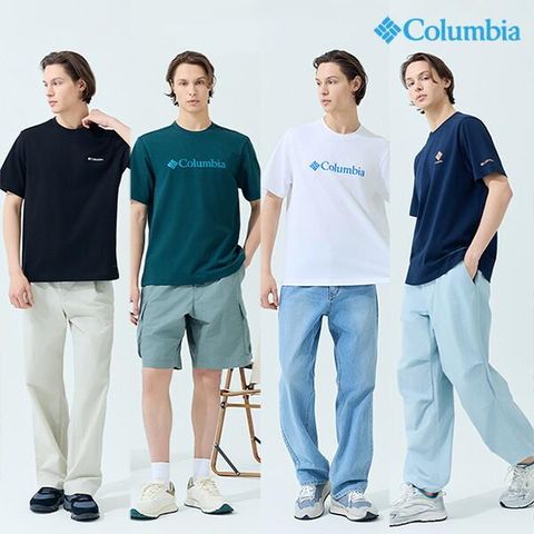 [컬럼비아] 25SS 남성 반팔 티셔츠 4종