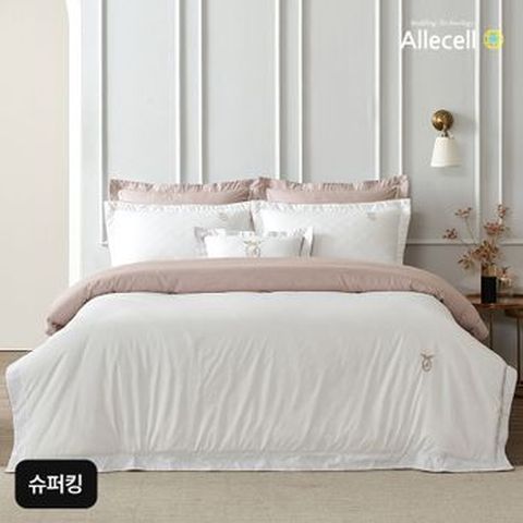 (슈퍼킹)알러셀 호텔 컬렉션 기능성 침구 풀패키지(이불+토퍼+베개커버X2+매트리스커버)