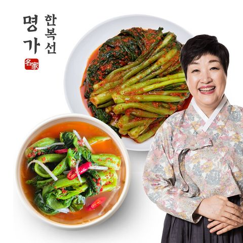 [한복선 명가]여수 돌산 갓김치+갓물김치 총 6kg(갓김치4kg+갓물김치2kg)