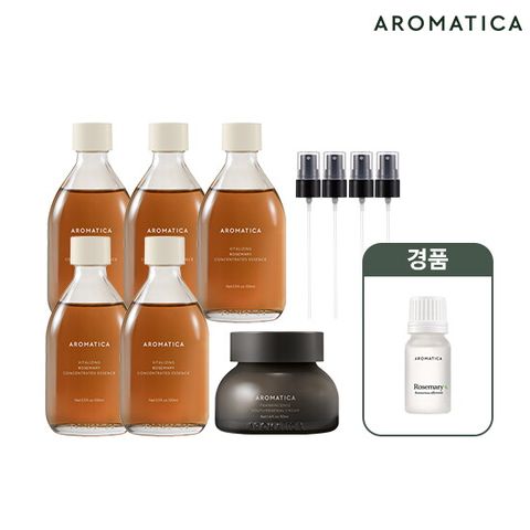 [최유라쇼★항산화 프로젝트]피부 올케어 기초세트(에센스*5+크림*1+에센스전용 펌프*4)