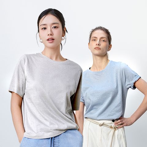 [최초가59,900원]셀렙샵 에디션 25SS 글리터 티블라우스 4종