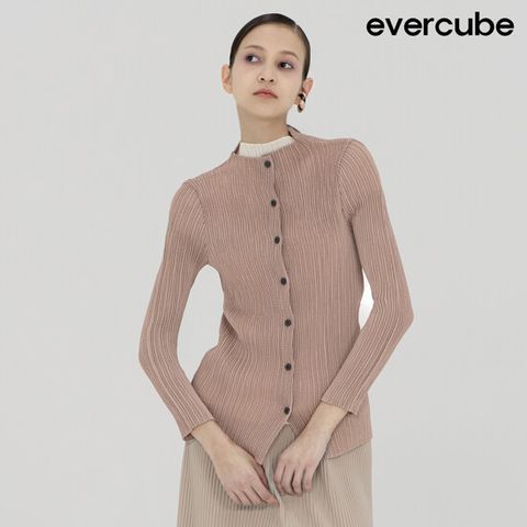  [런칭가299000원]에바큐브 25SS 3도 플리츠 가디건