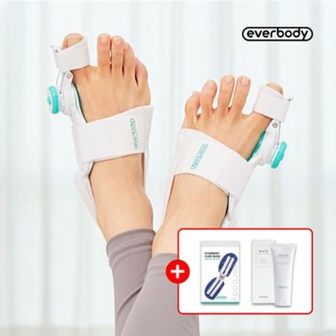 에버바디 무지외반증 교정기(양발용)+(방송중혜택)케어밴드 + 마사지크림