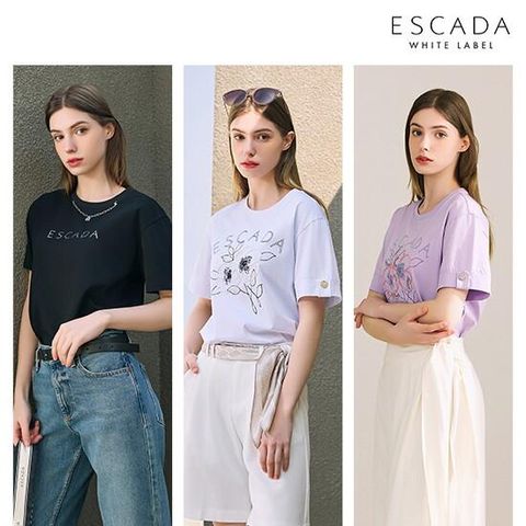 ESCADA 여성 반팔 티셔츠 2종