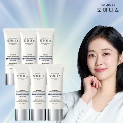 [카드 5%할인]태극제약 도미나스 트라넥삼산 선스크린 기미케어 선크림 40ml 6개 