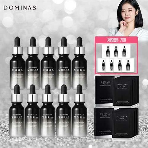 태극제약 도미나스 트라넥삼산 앰플 10개+ 마스크팩 8매 +앰플 체험분 7매